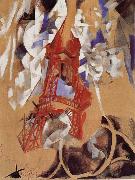 Delaunay, Robert Eiffel Tower oil painting artist